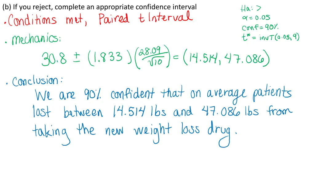 b if you reject complete an appropriate