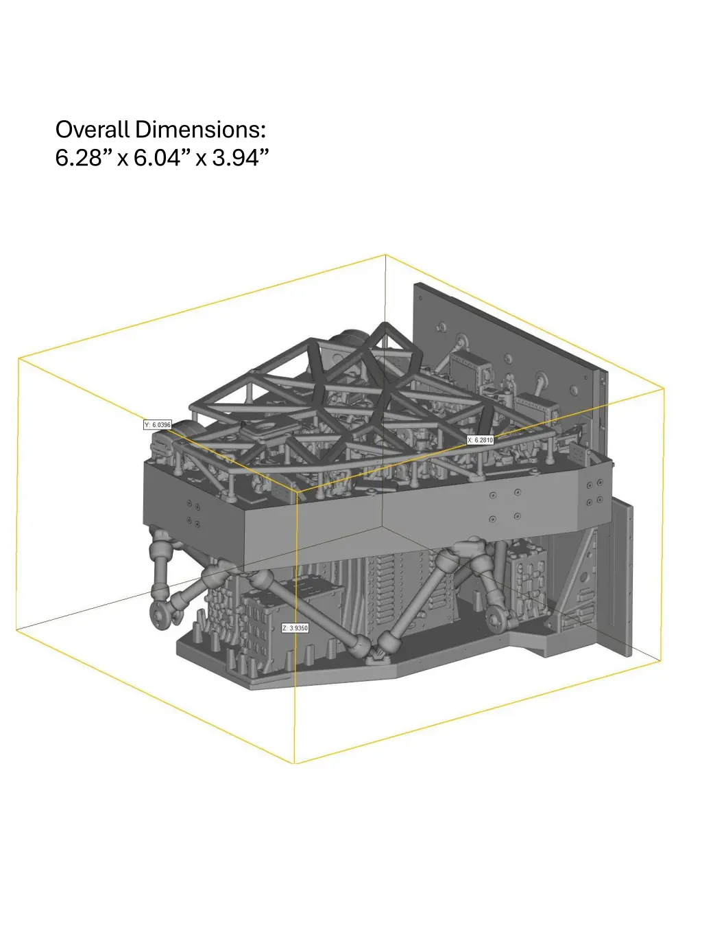 overall dimensions 6 28 x 6 04 x 3 94
