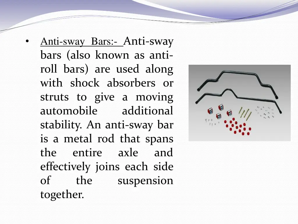 anti sway bars anti sway bars also known as anti