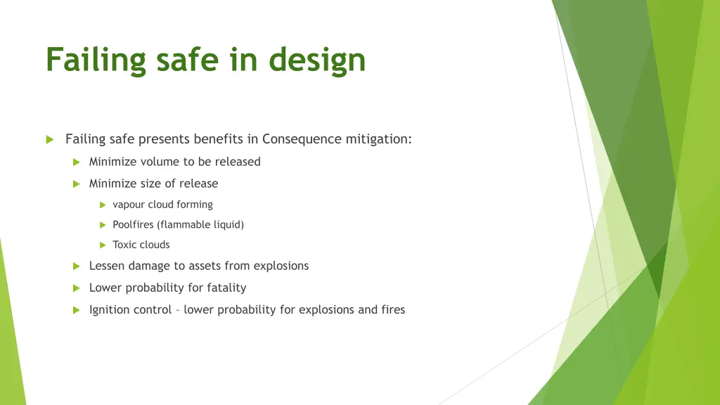 failing safe in design