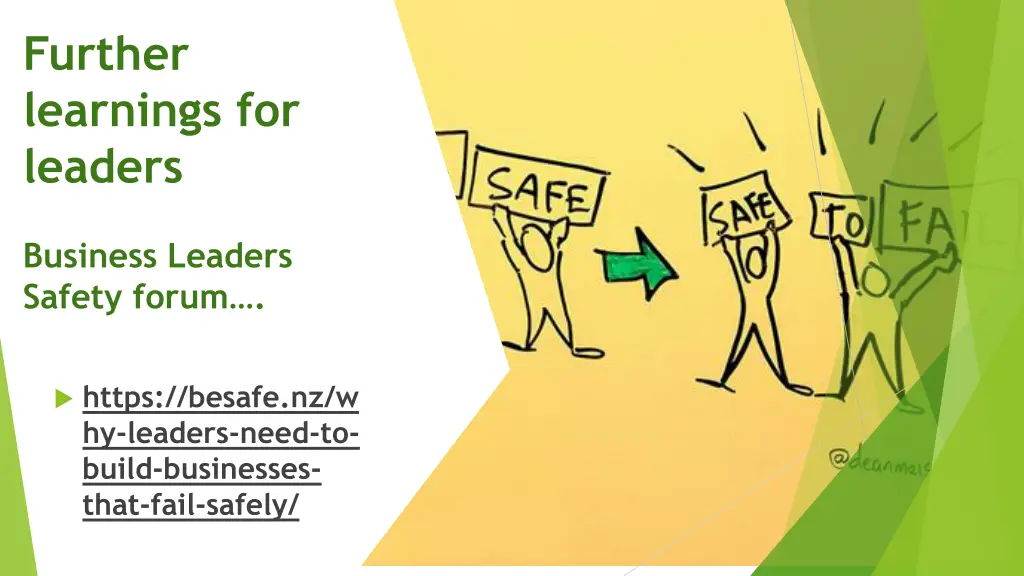 further learnings for leaders