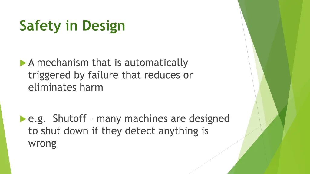 safety in design