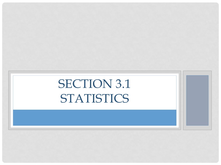 section 3 1 statistics