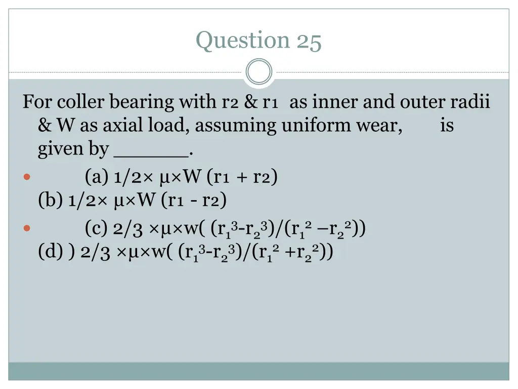 question 25