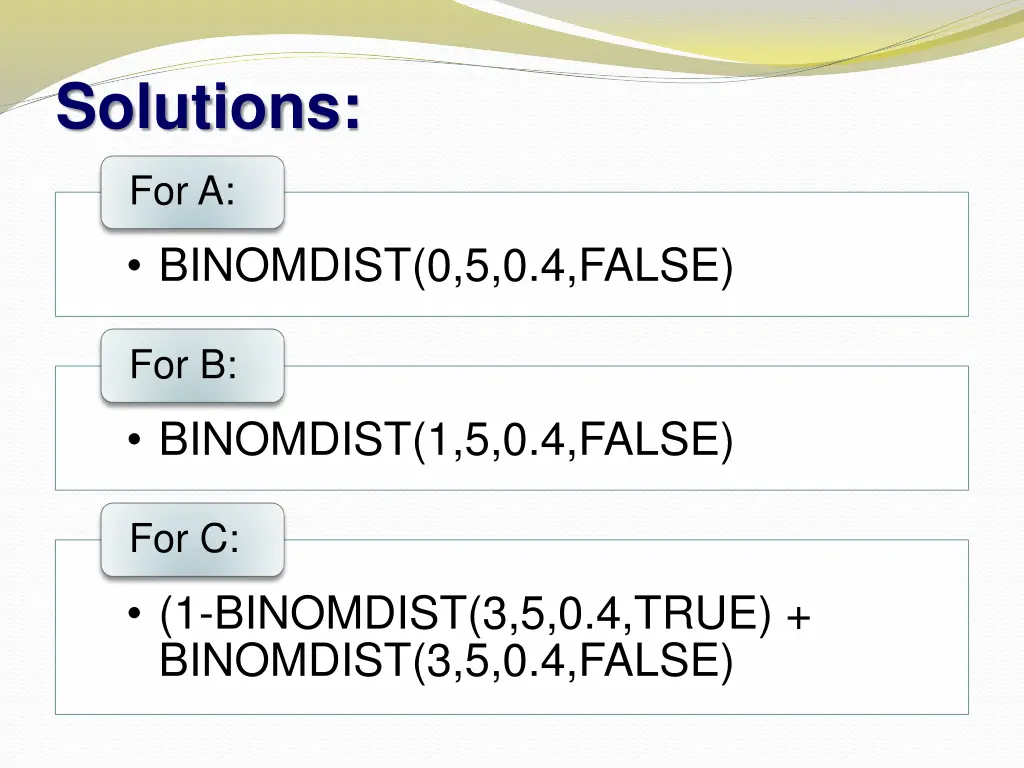 solutions 1