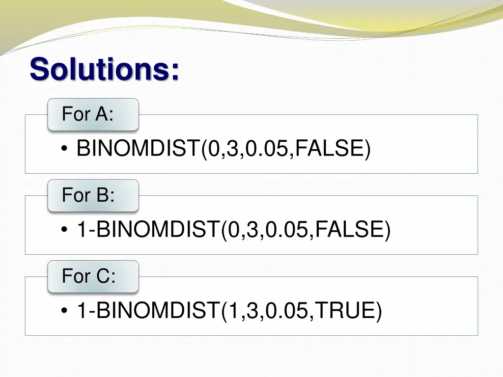 solutions