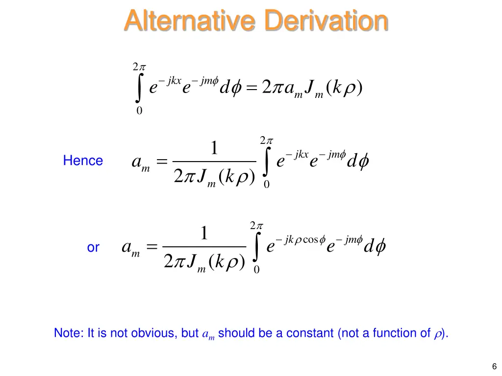 alternative derivation 1