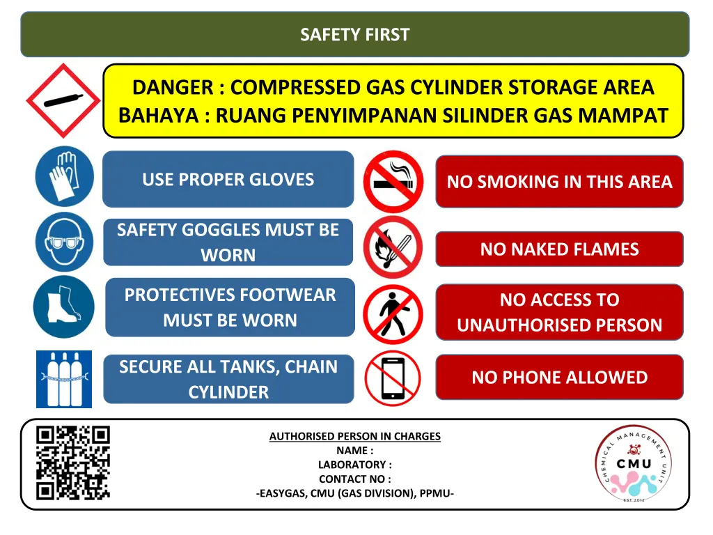 safety first