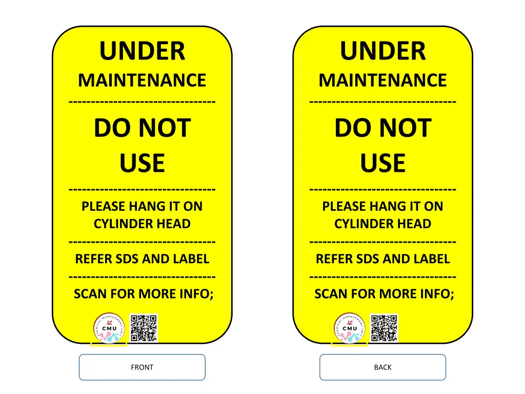 under maintenance do not use please hang