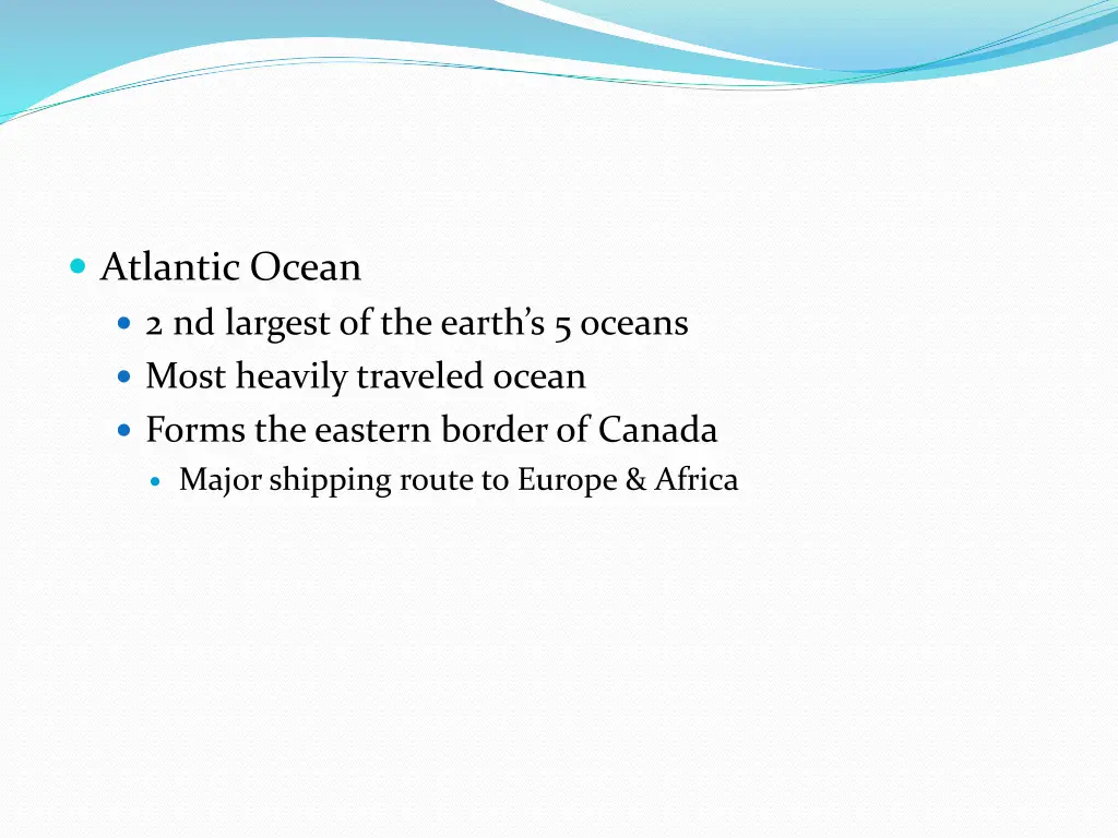 atlantic ocean