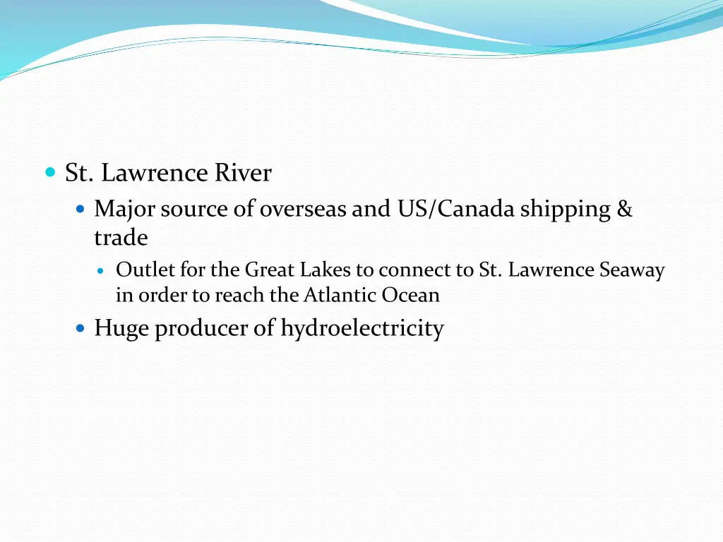 st lawrence river