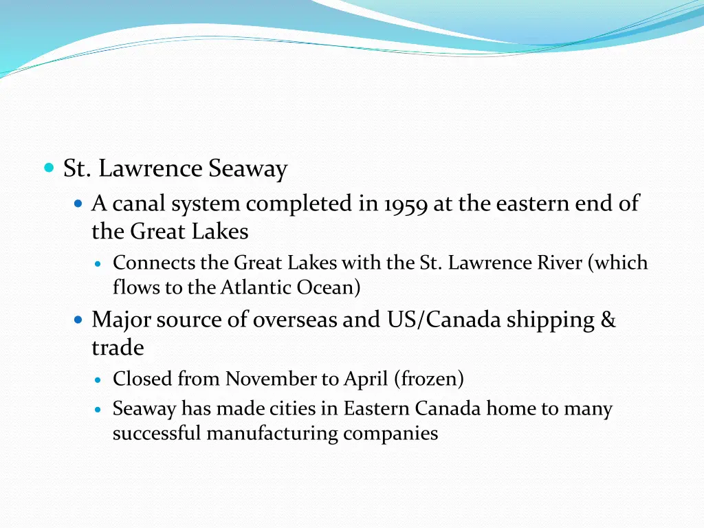 st lawrence seaway