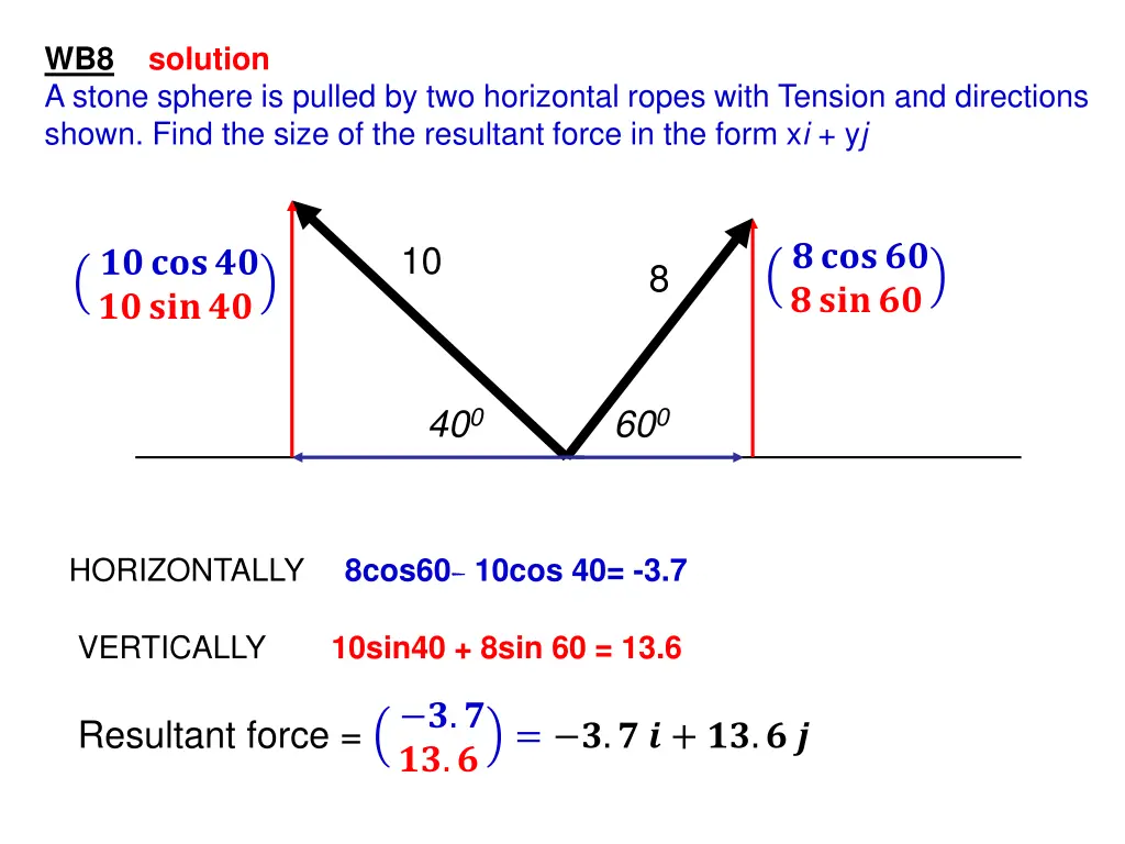 wb8 solution a stone sphere is pulled