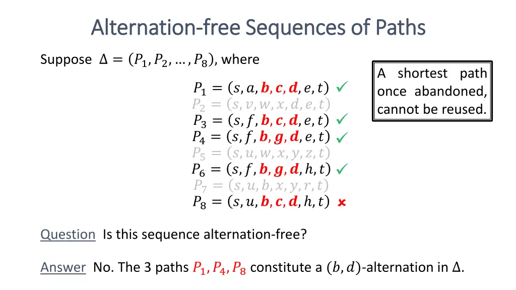 alternation alternation free sequences of paths 3