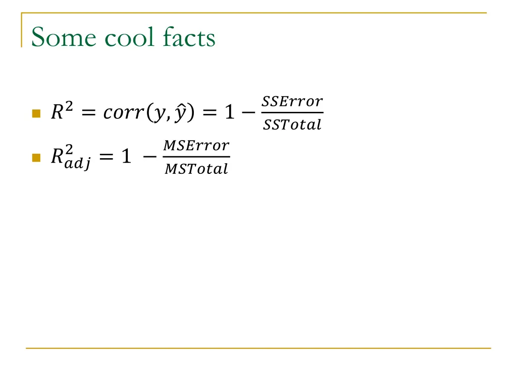 some cool facts