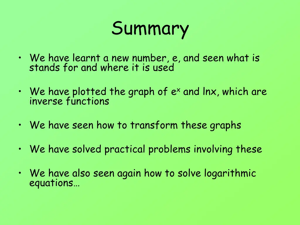 summary