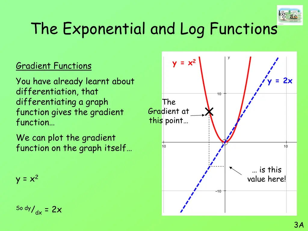 the exponential and log functions 3
