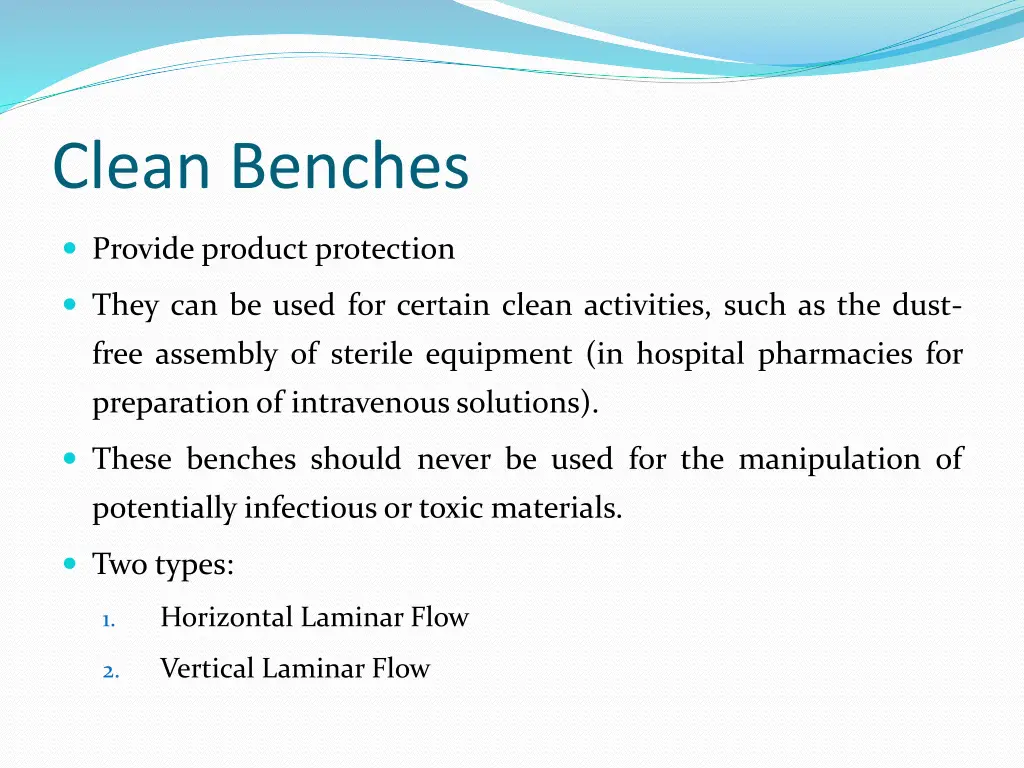 clean benches
