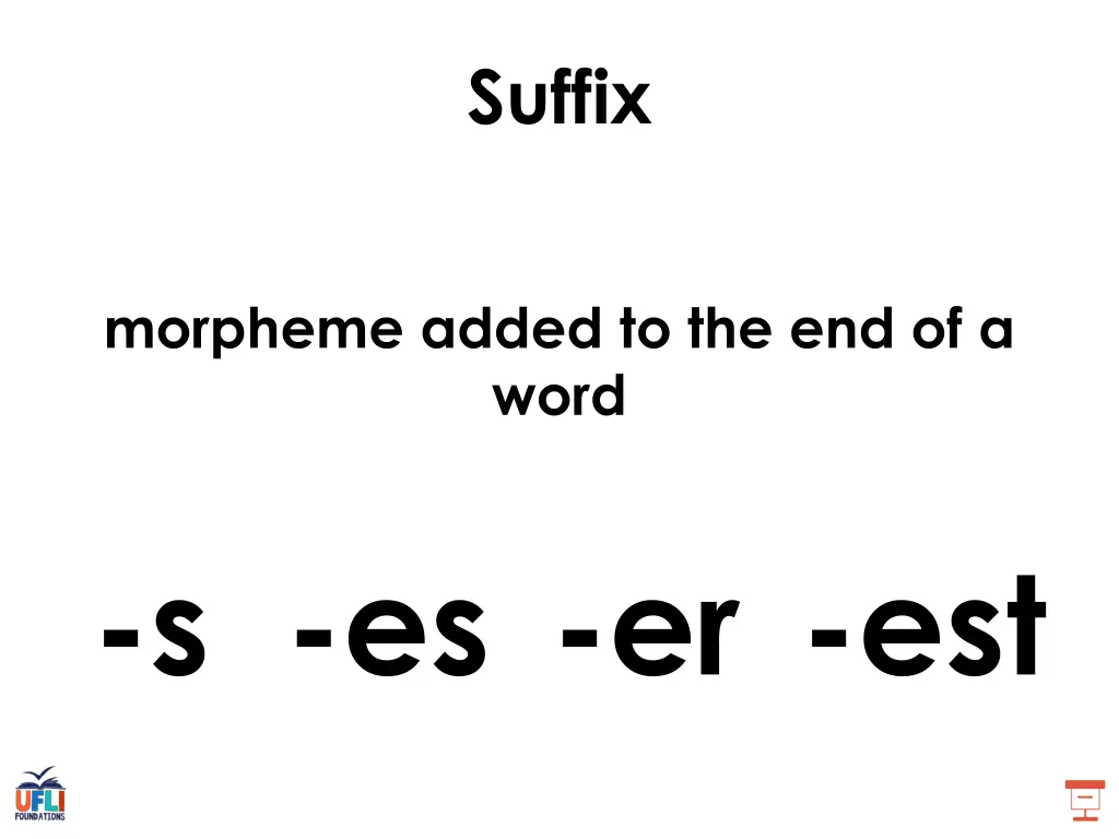 suffix