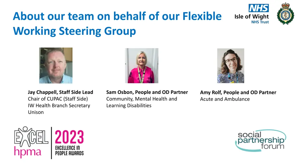 about our team on behalf of our flexible working