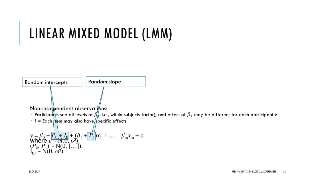 linear mixed model lmm 1