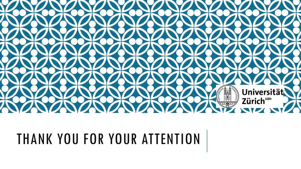 thank you for your attention