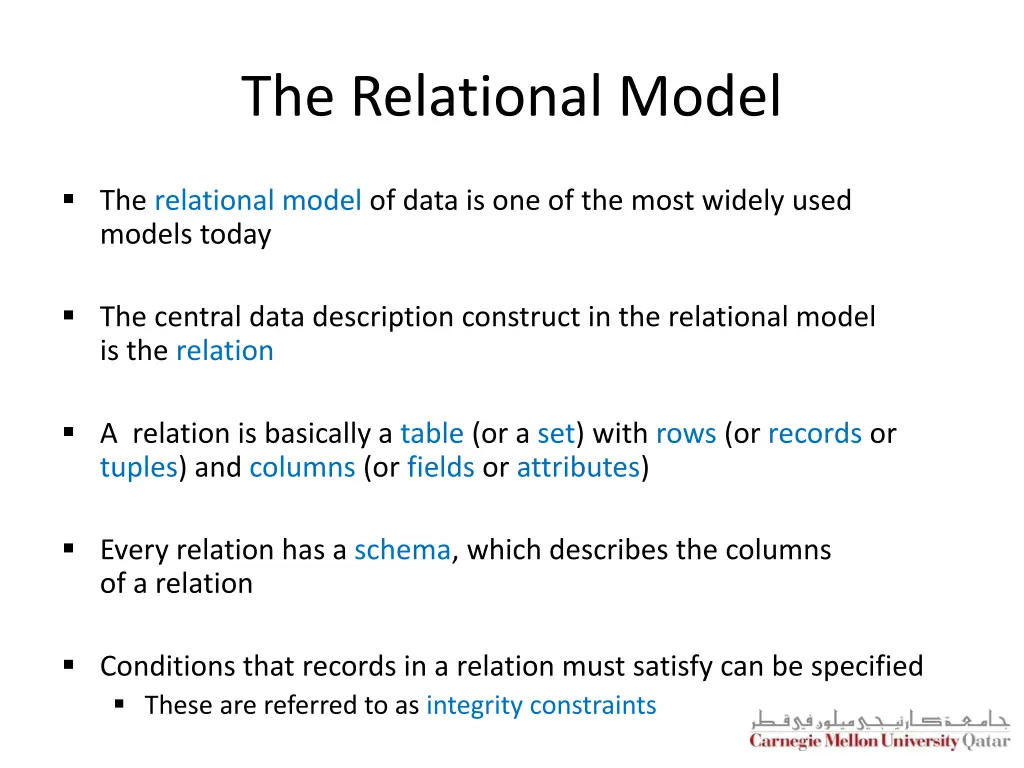 the relational model