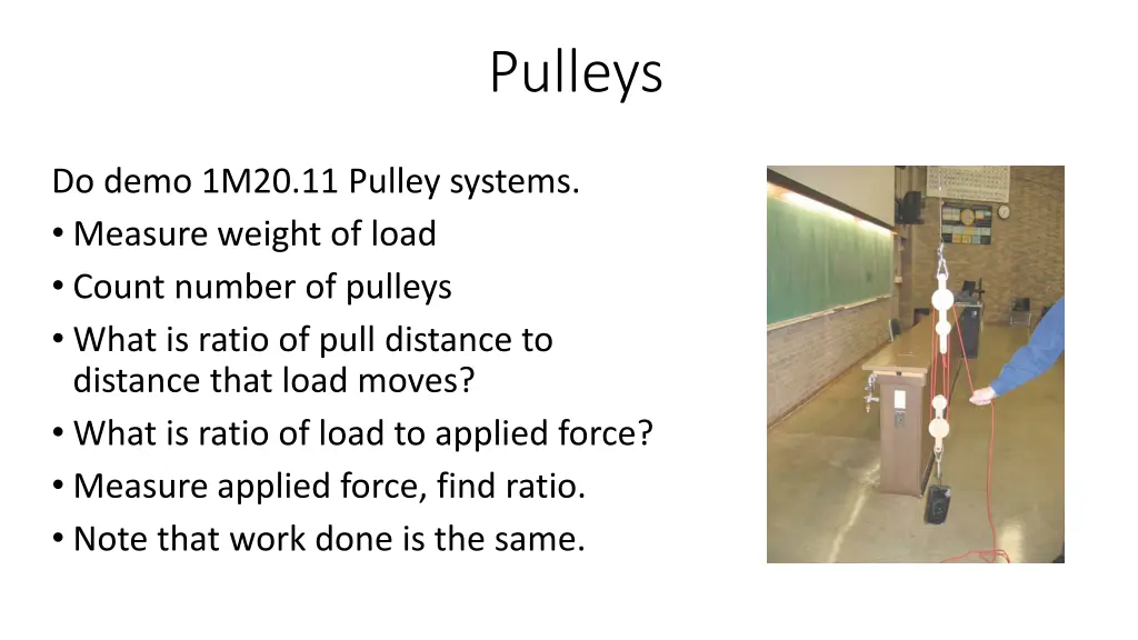 pulleys 2