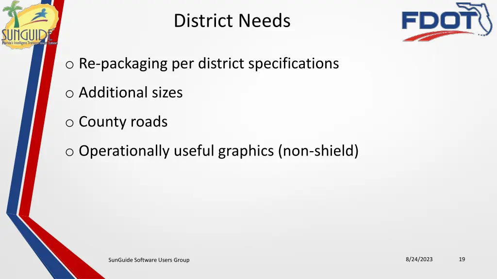district needs