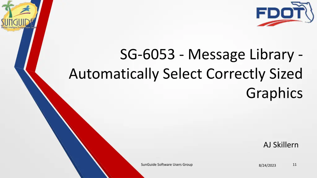 sg 6053 message library automatically select