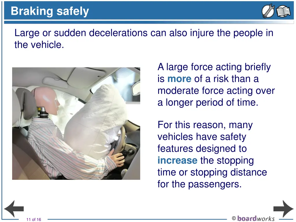 braking safely