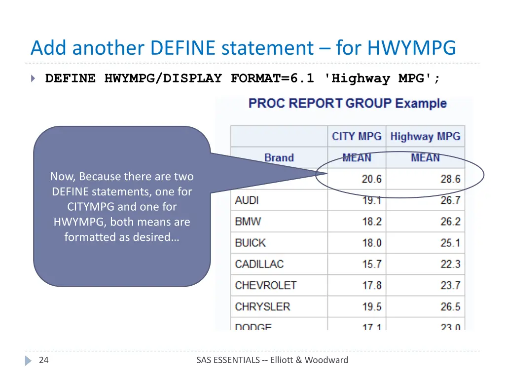 add another define statement for hwympg