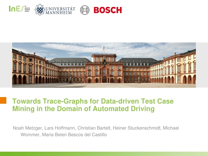 towards trace graphs for data driven test case