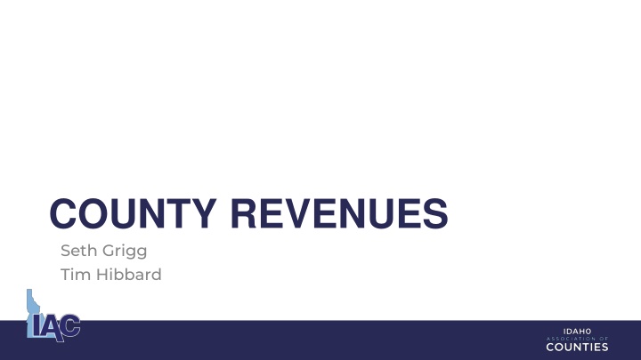 county revenues