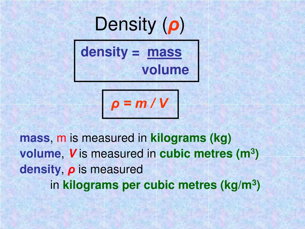 density