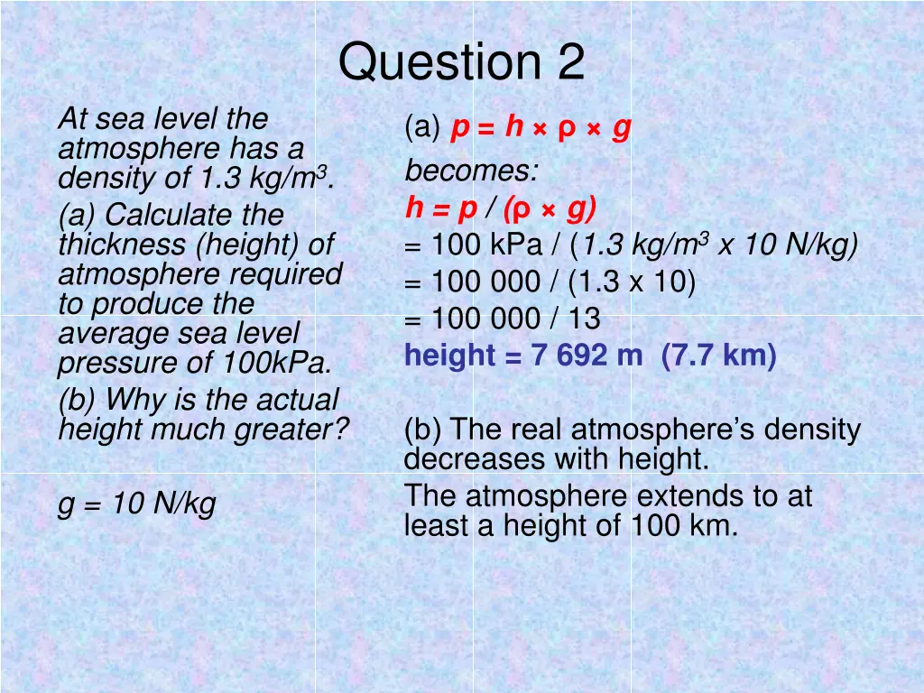 question 2 5