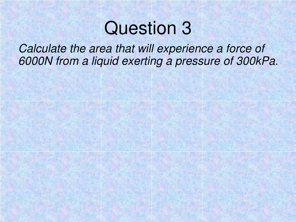 question 3 1