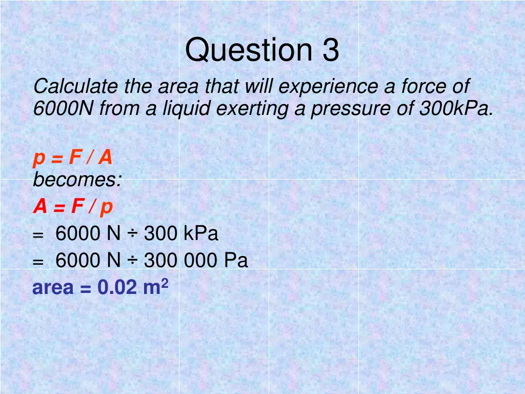 question 3 2