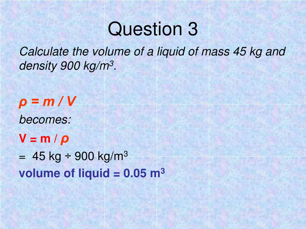 question 3