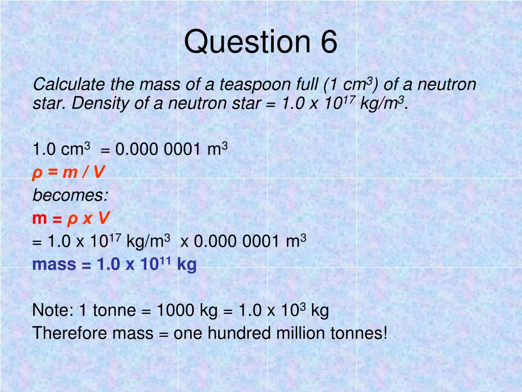 question 6 1