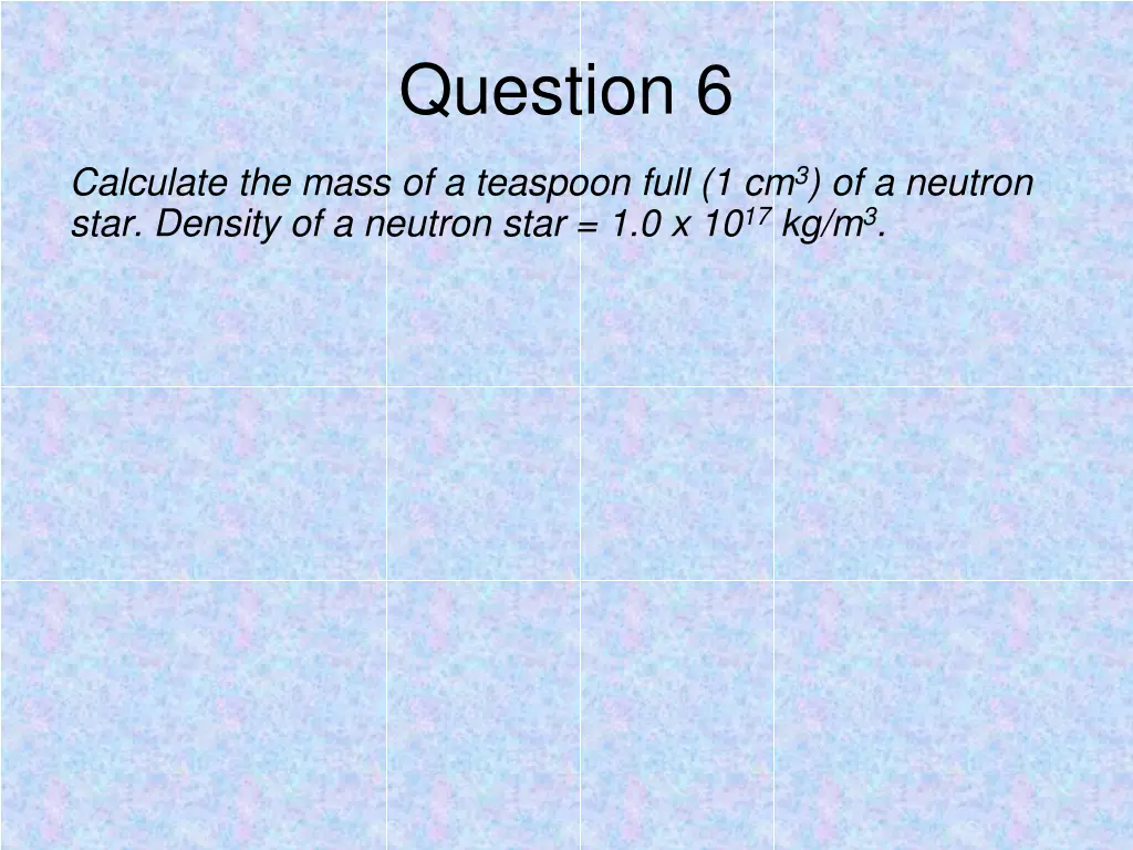 question 6