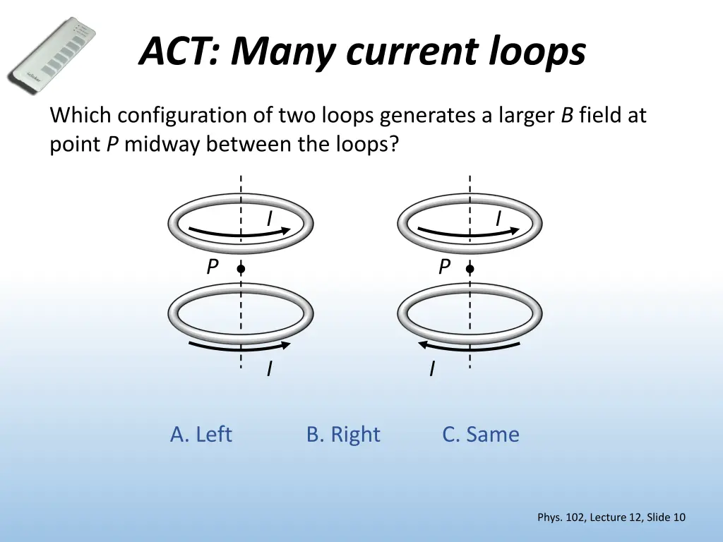 act many current loops