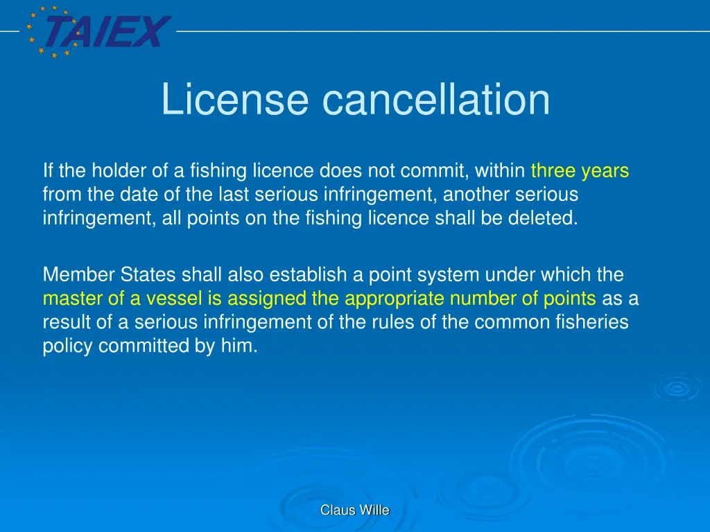 license cancellation 2