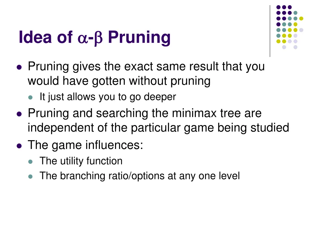 idea of pruning 1