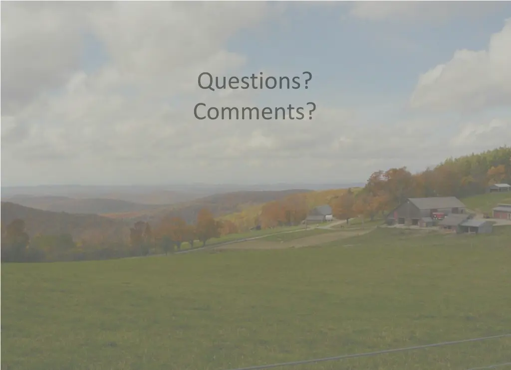 questions comments