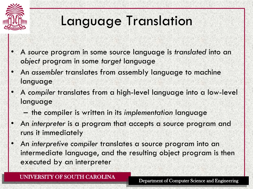 language translation