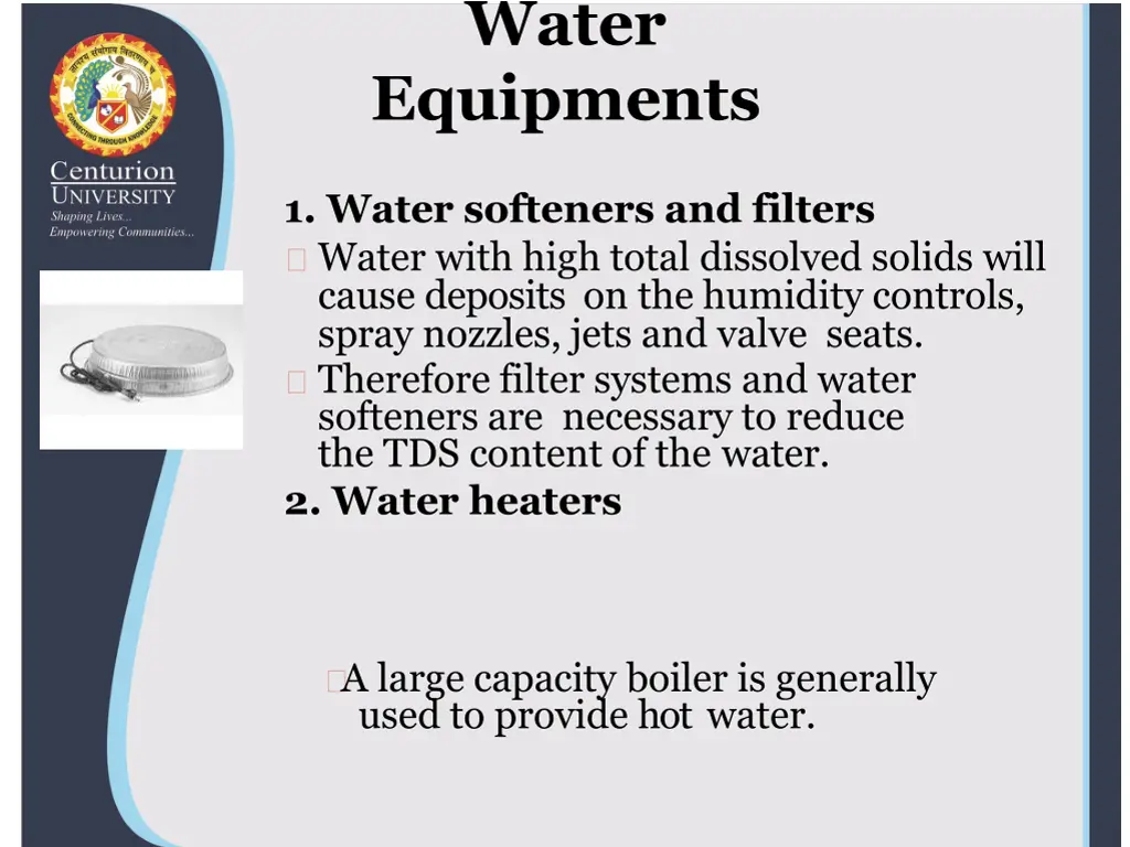 water equipments