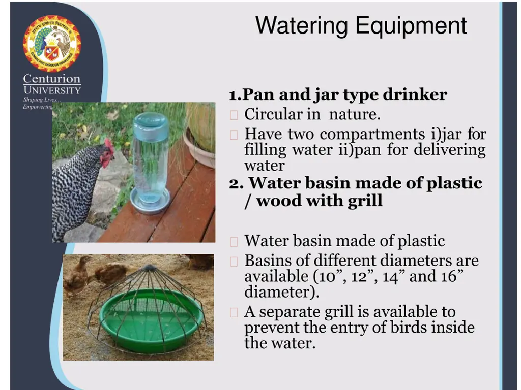 watering equipment