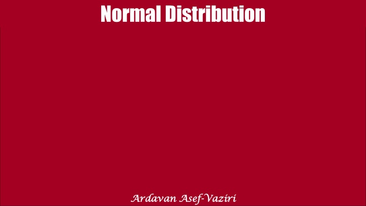 normal distribution