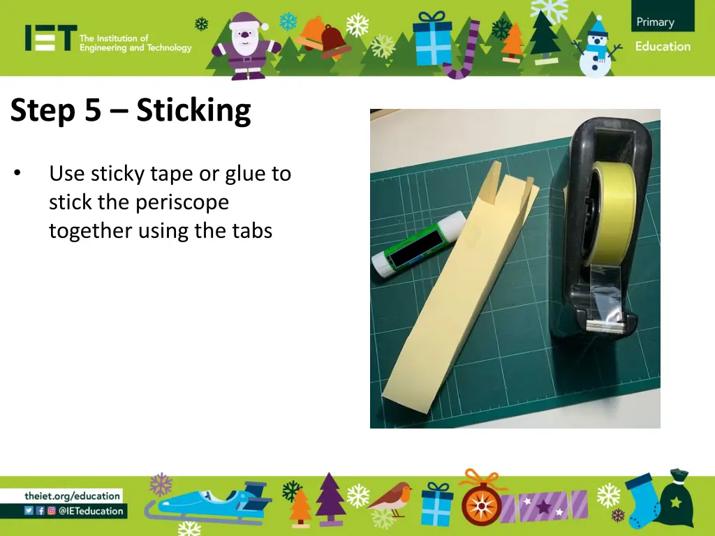 step 5 sticking